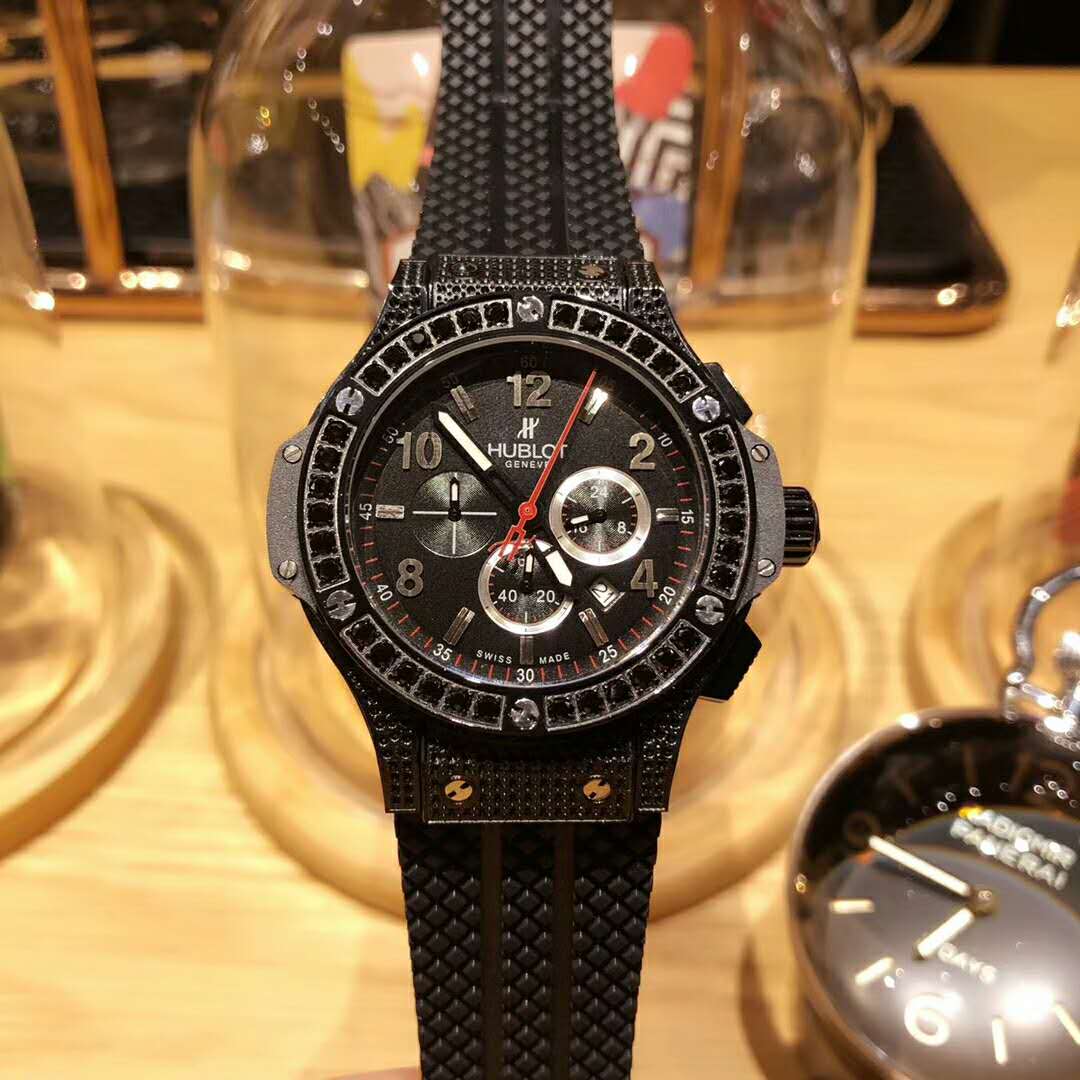 宇舶 (恒寶）Hublot 搭載進口多功能計時跑秒機芯 時尚霸氣腕錶