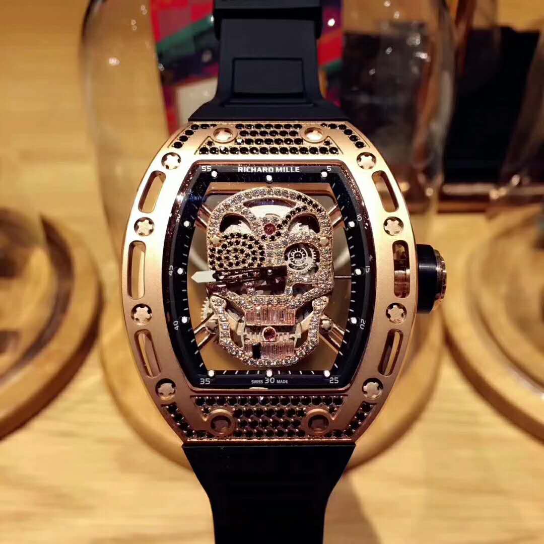 RICHARD MILLE 理查德米勒 RM52-01 镂空骷髅頭腕錶