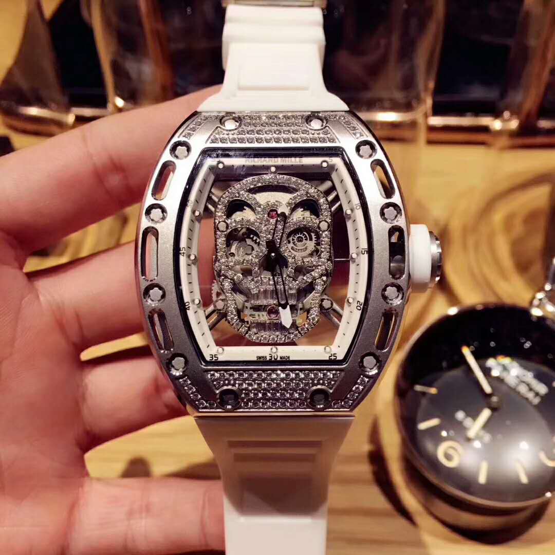 理查德米勒 RICHARD MILLE 镂空骷髅頭腕錶