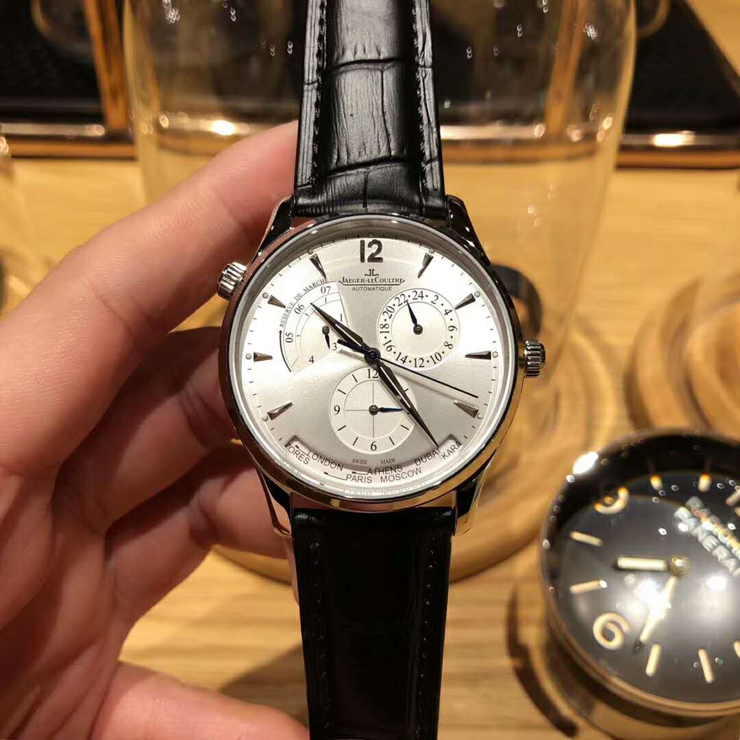 積家-Jaeger-LeCoultre 小醜動力儲存超薄大師系列腕錶 搭載進口全自動機械機芯