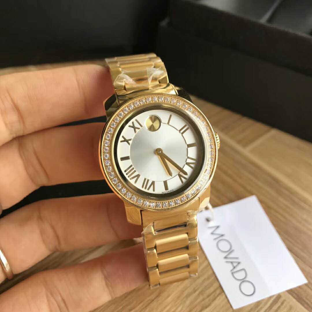 摩凡陀 Movado BOLD石英女表 羅馬數字刻度