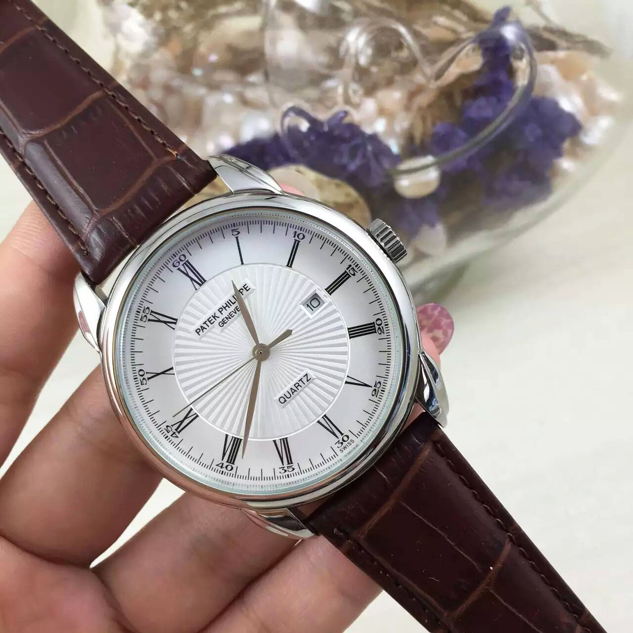 百達翡麗 PATEKPHILIPPE 搭載進口石英機芯