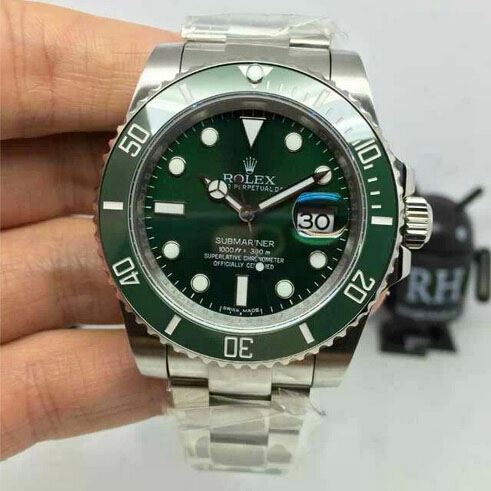 勞力士 Rolex 潛航者日曆型綠水鬼綠色錶盤錶圈