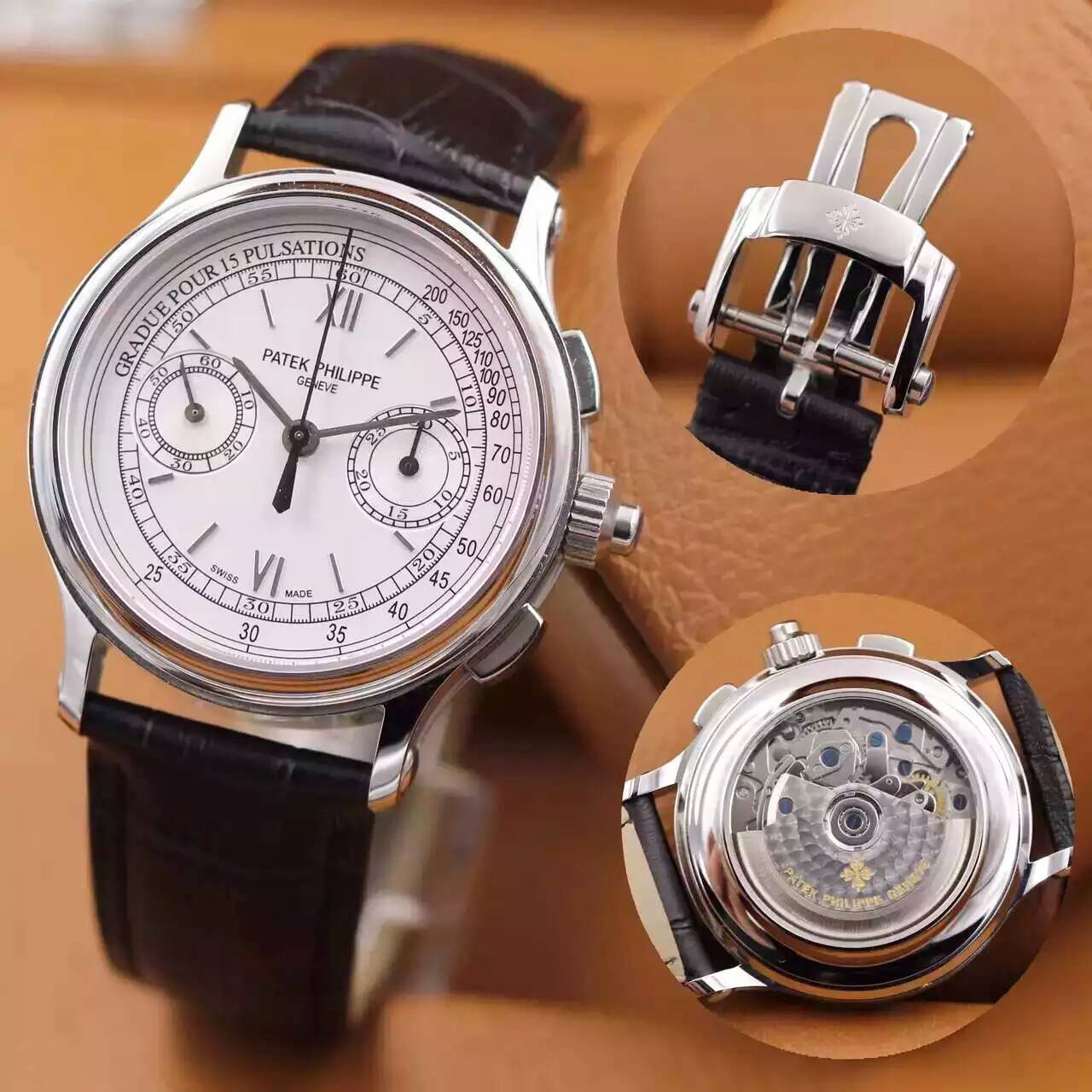 百達翡麗 Patek Philippe 5370復雜功能計時系列 搭載7750全自動機械機芯