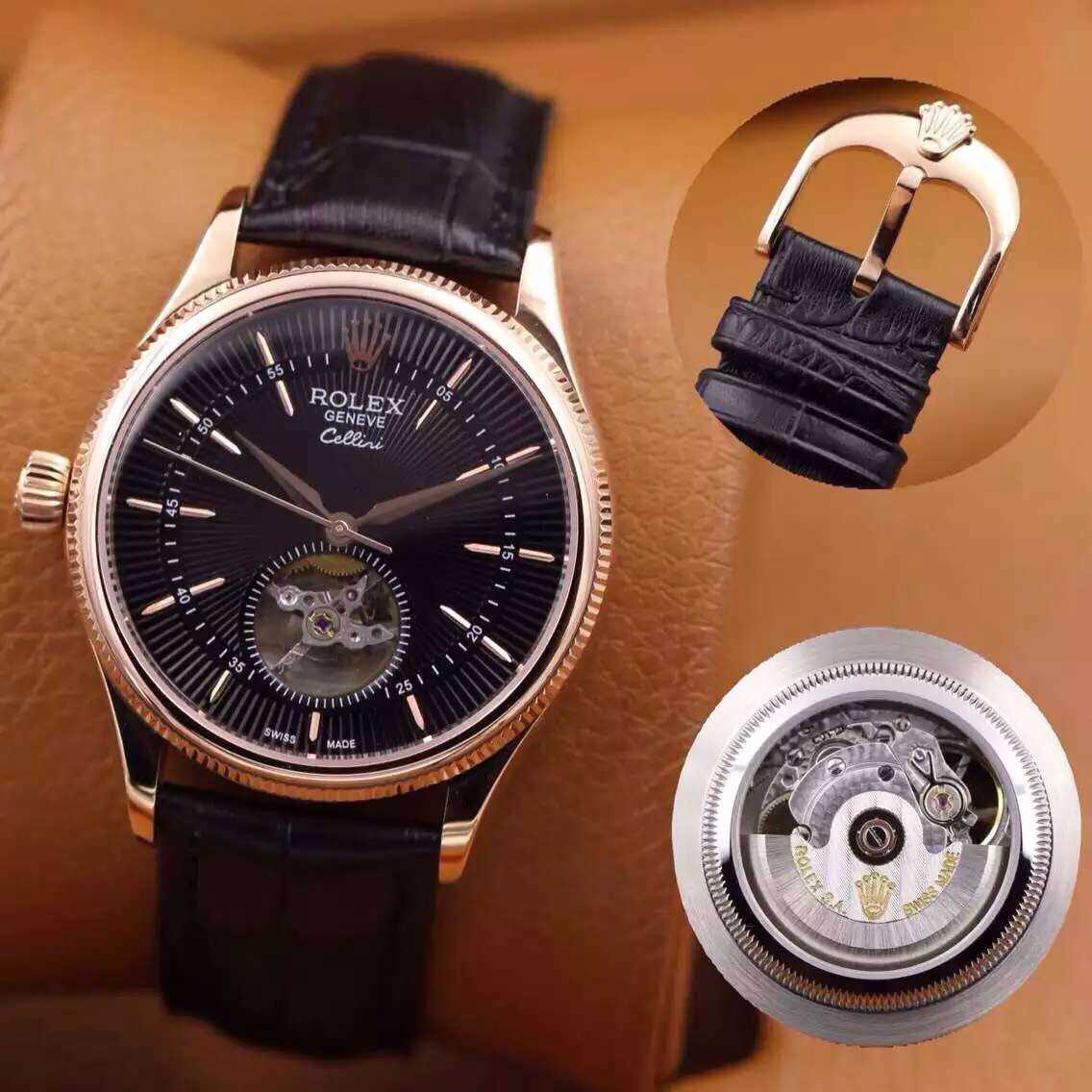 勞力士 Rolex 國際影帝周瑞發代言新款透底版陀飛輪腕錶 搭載鏤空2824機芯