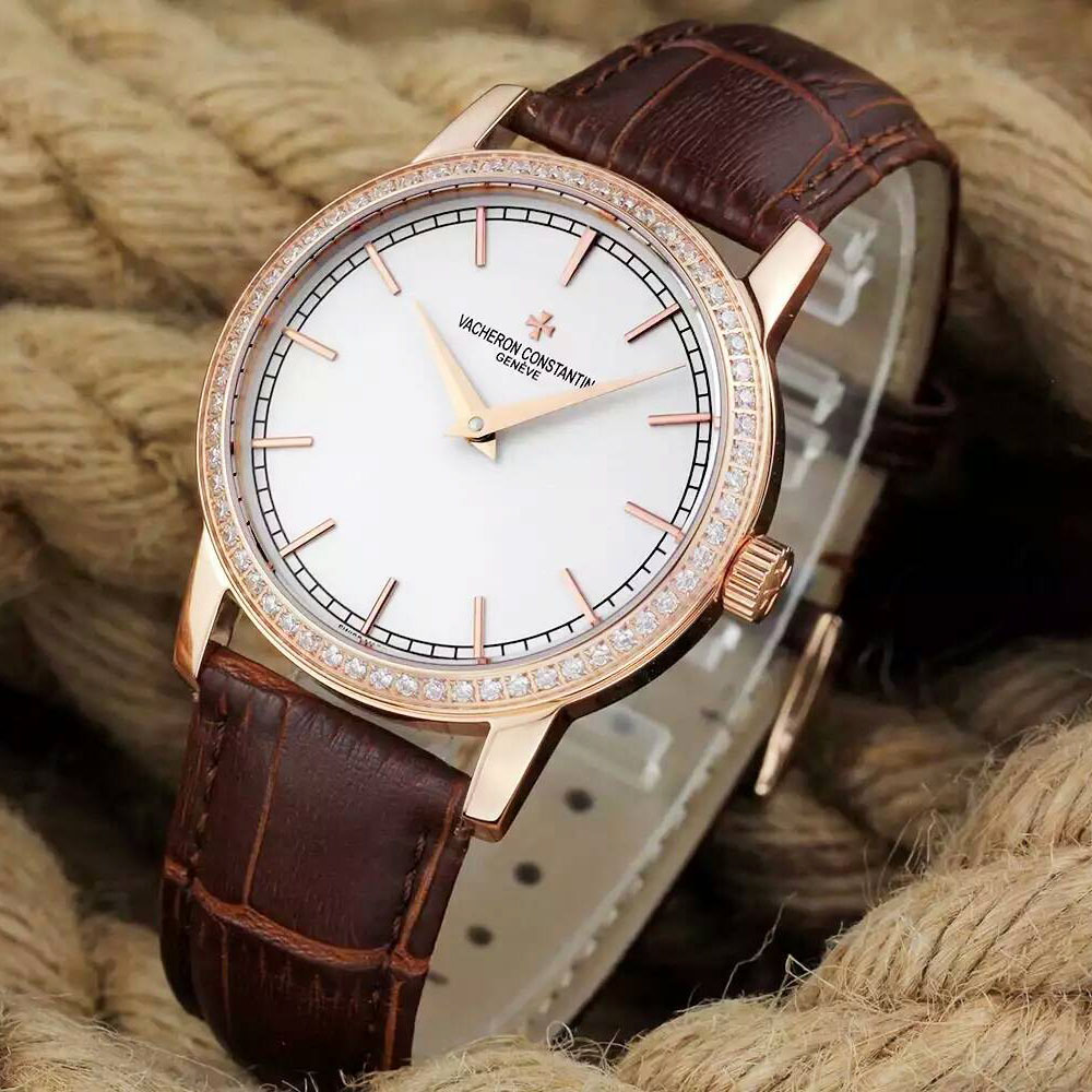 江詩丹頓 Vacheron Constantin 傳承系列自動機械男錶 搭載原版Cal.2450 SC機芯