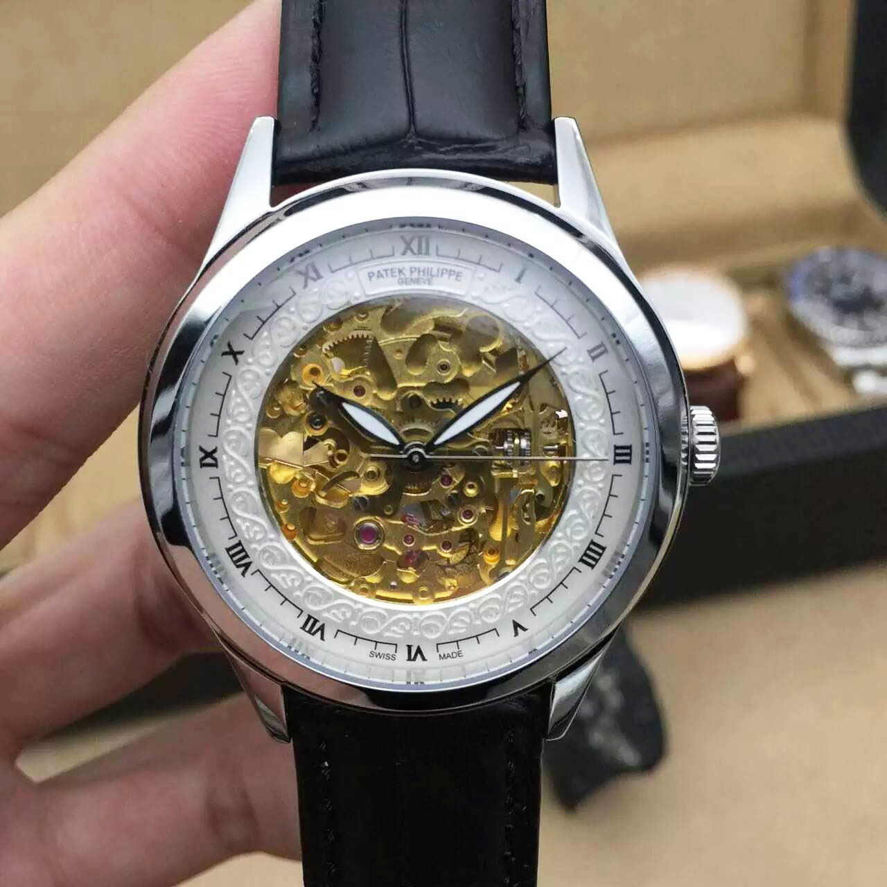 百達翡麗 Patek Philippe 2016最新款 搭載原版進口8N24鏤空金機芯