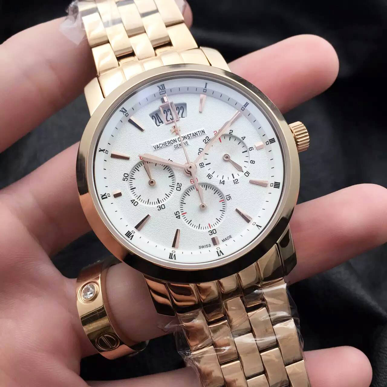 江詩丹頓 Vacheron Constantin 尊貴男士腕錶 搭載進口精準石英機芯