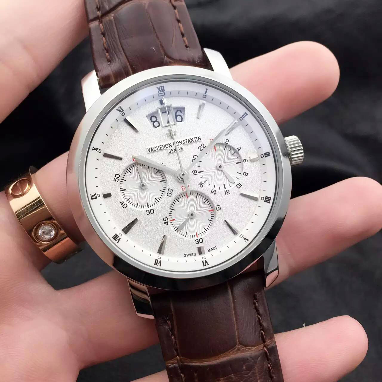 江詩丹頓 Vacheron Constantin 尊貴男士腕錶 搭載進口精準石英機芯