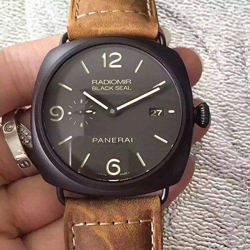 沛納海 Panerai Radiomir Black Seal系列pam505 搭載1950系列P.9000自動機芯