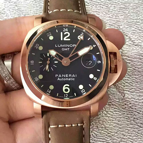 沛納海 Panerai Luminor CMT系列新款pam008玫瑰金 搭載7750自動機芯