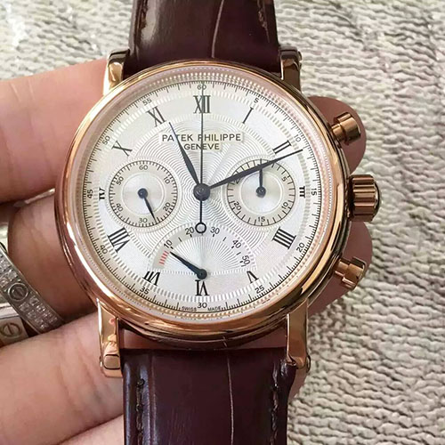 百達翡麗 Patek Philippe 多功能計時腕錶 搭載7750手動上鏈機芯