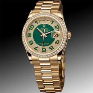 新款ROLEX勞力士DAY-DATE星期日曆型Day-Date全鋼機械鑲鑽全金腕錶Rolex035