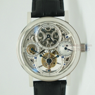 宝玑 Breguet 真陀飞轮手上链机械男表