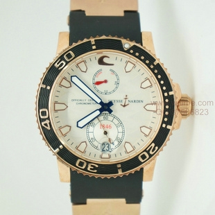 雅典Ulysse Nardin　动能显示自动机械背透腕表