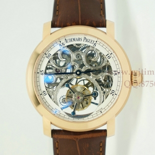 爱彼 Audemars Piguet 真陀飞轮手上链机械机芯