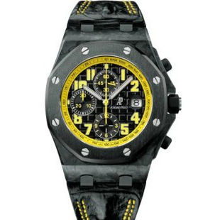 爱彼 Audemars Piguet 皇家橡树离岸型系列 26176FO.OO.D101CR.02 大黄蜂 造碳表壳、黑色表盘和黑色表带 J12 完美版