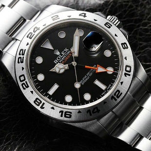 劳力士ROLEX：新款EXPLORER探险家 II 216570 黑色面 复刻3187自动机械机芯钢带男表 NOOB v2 完美版