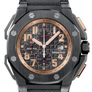 爱彼AUDEMARA PIGUET ROYAL OAK OFFSHORE PVD壳 黑色橡胶表带 亚洲ETA7750机芯