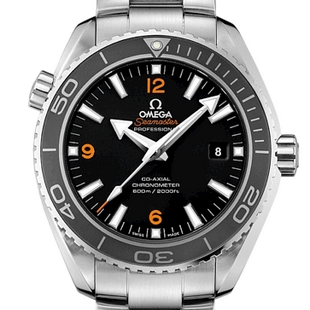 欧米茄 Omega 宇宙海洋 Planet Ocean Professional 海马系列45.5mm 陶瓷圈口 橙色数字 1:1终极版 亚洲8500机芯 高仿欧米茄 精仿手表