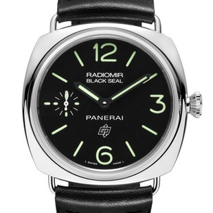 沛纳海PANERAI手表 Radiomir系列PAM380 N H终极版本 黑色牛皮表带 亚洲6497手上链机芯