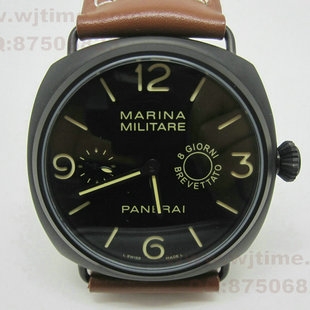 沛纳海(Officine Panerai)磨砂黑手动机械