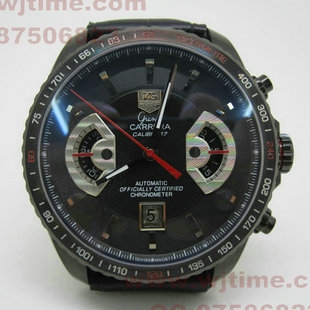 豪雅 TAG Heuer ETA7750自动机芯计时跑秒机 卡雷拉系列