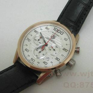 精品 豪雅TAGHeuer 新款 瑞士石英计时跑秒机