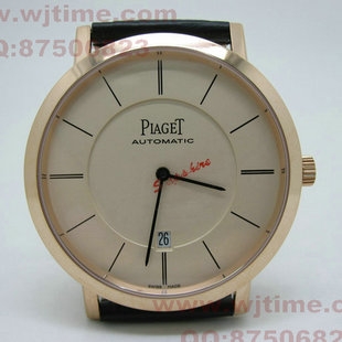 伯爵Piaget 新款机芯 简约款 玫瑰金黄面 自动机械机芯